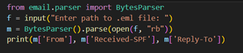 Email Header Analysis