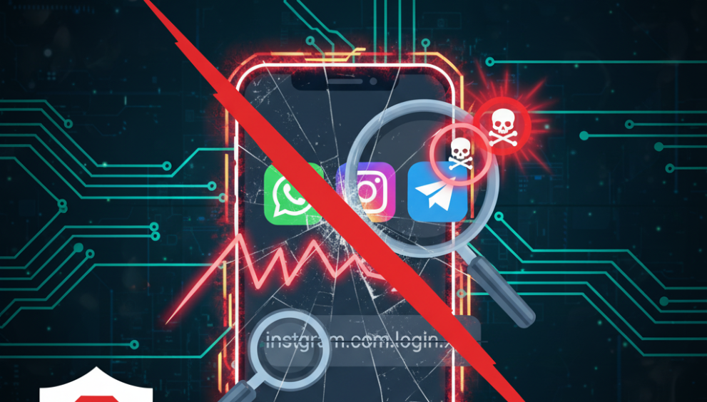 social media fake links