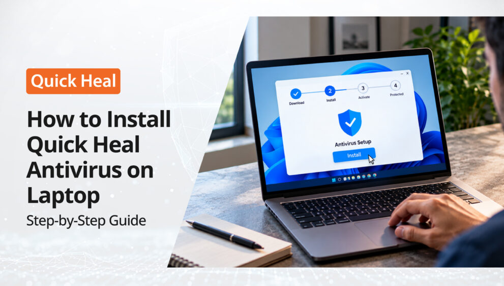 how to install quick heal antivirus in laptop