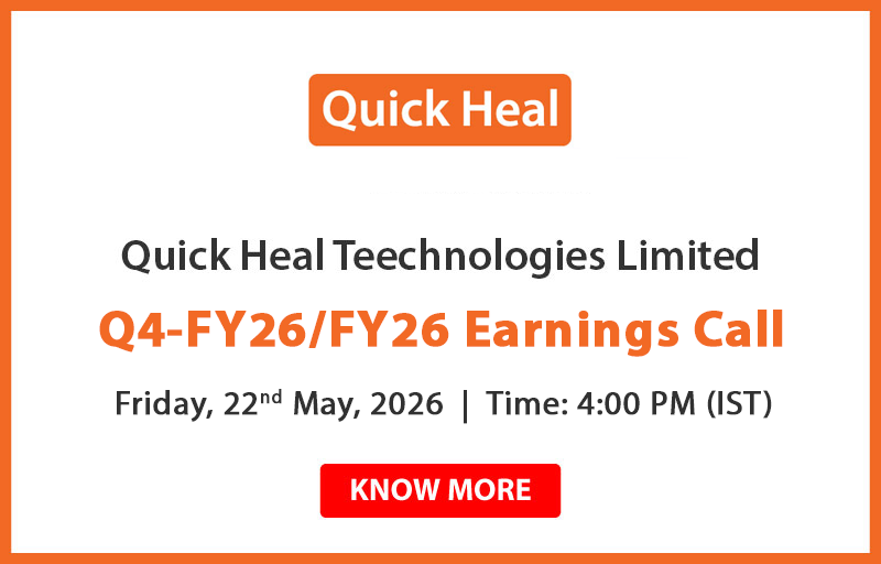 Quick Heal Q4-FY26/FY26 Earnings Concall Invite