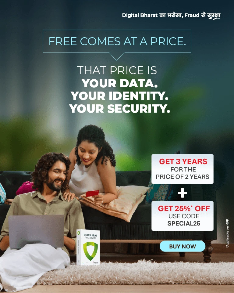 Free comes at a price. That price is your data. Your identity. Your security.